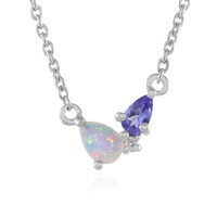Welo Opal Silver Necklace