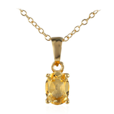 Citrine Silver Necklace
