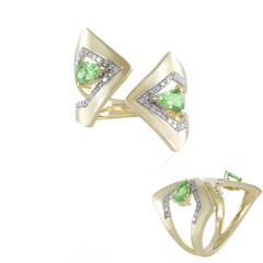 9K Tsavorite Gold Ring (de Melo)