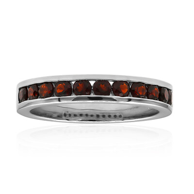 Garnet Silver Ring