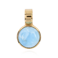 Larimar Silver Pendant