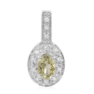Fancy Tourmaline Silver Pendant