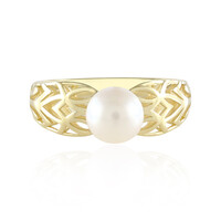 9K White Freshwater Pearl Gold Ring (Ornaments by de Melo)
