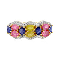 Madagascar Blue Sapphire Silver Ring