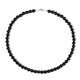 Black Onyx Silver Necklace