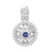 Kanchanaburi Sapphire Silver Pendant