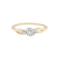 9K SI1 (H) Diamond Gold Ring