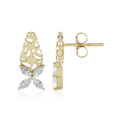 9K Zircon Gold Earrings (Ornaments by de Melo)