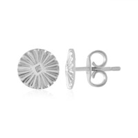 I2 (I) Diamond Silver Earrings