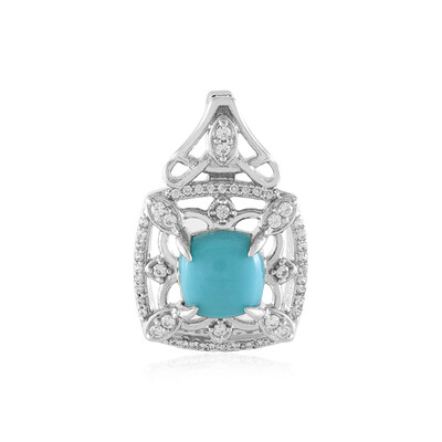 Turquoise Silver Pendant