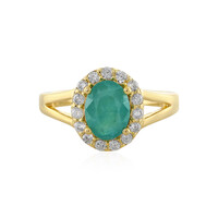 Grandidierite Silver Ring