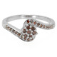 Fancy Diamond Silver Ring