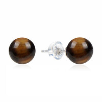 Tiger´s Eye Silver Earrings