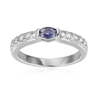 Iolite Silver Ring