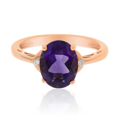 10K Amethyst Gold Ring