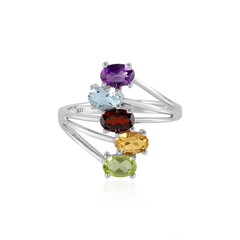 Zambian Amethyst Silver Ring