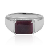 Ruby Silver Ring