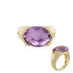 Rose de France Amethyst Silver Ring