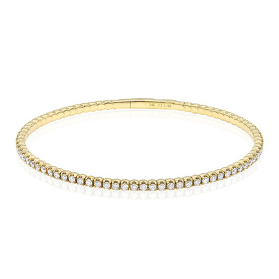 14K I1 (H) Diamond Gold Bangle (CIRARI)