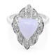 Blue Lace Agate Silver Ring
