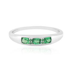 Tsavorite Silver Ring