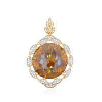 18K Sphalerite Gold Pendant (AMAYANI)