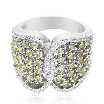 Peridot Silver Ring