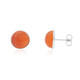 Carnelian Silver Earrings (CUSTODANA)