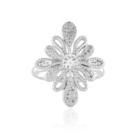 White Sapphire Silver Ring