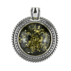 Baltic Amber Silver Pendant