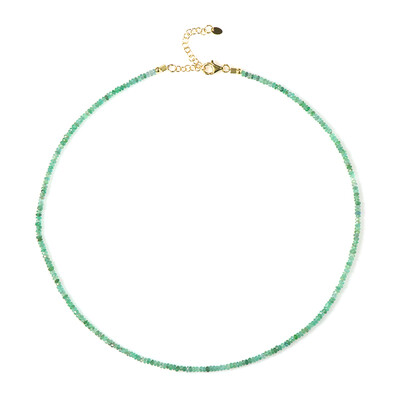 Zambian Emerald Silver Necklace