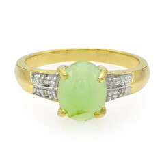 Imperial Chrysoprase Silver Ring