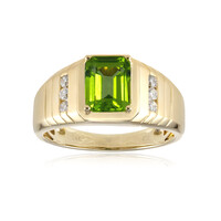 14K Dashihe Peridot Gold Ring (CIRARI)