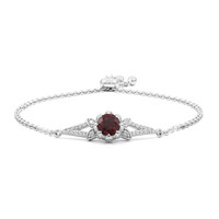Rhodolite Silver Bracelet (Remy Rotenier)