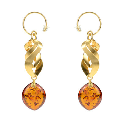 Baltic Amber Silver Earrings (dagen)