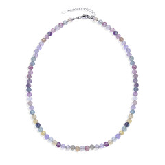 Argentinian Fluorite Silver Necklace