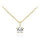 White Topaz Silver Necklace