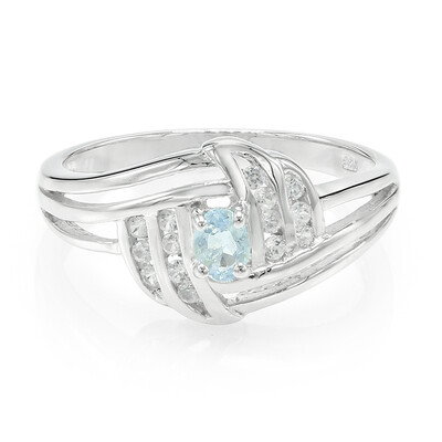 Brazilian Paraiba Tourmaline Silver Ring