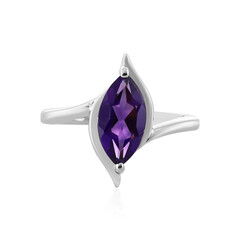 Zambian Amethyst Silver Ring