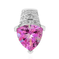 Anniversary Topaz Silver Pendant