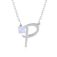 Rainbow Moonstone Silver Necklace