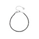 Black Diamond Silver Bracelet (Adela Silber)