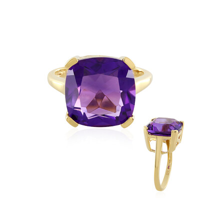 Zambian Amethyst Silver Ring