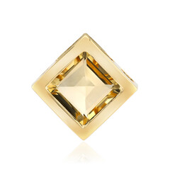 Citrine Silver Pendant