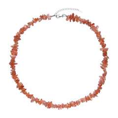 Sunstone Silver Necklace