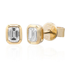 18K SI1 (H) Diamond Gold Earrings (CIRARI)