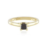 9K Black Diamond Gold Ring
