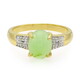 Imperial Chrysoprase Silver Ring