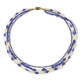Tanzanite Silver Necklace (Adela Silber)