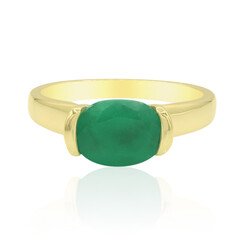 9K Zambian Emerald Gold Ring